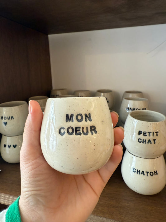 Tasse à café Mon Coeur