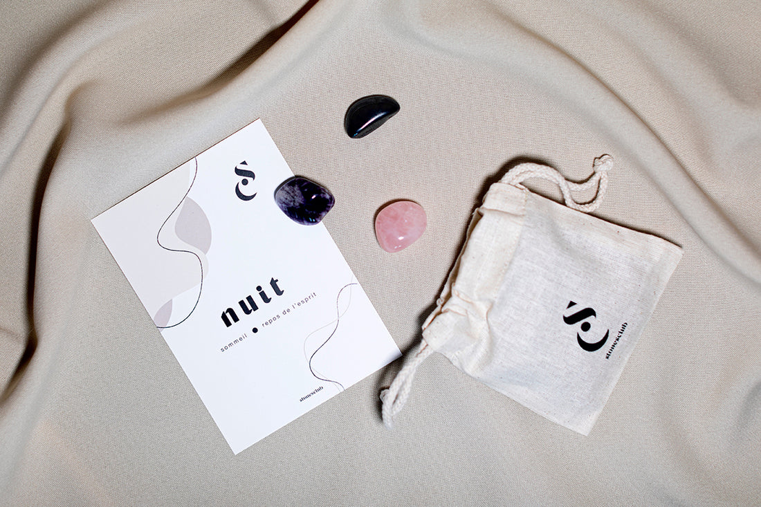 KIT 3 PIERRES NUIT - sommeil et repos de l'esprit