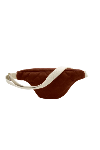 Sac banane M Olivia Matelassé - Chocolat