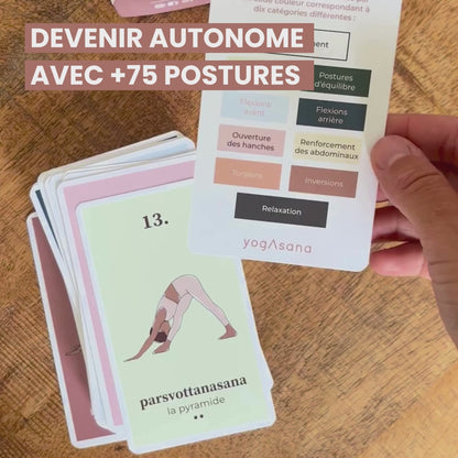 Mes cartes de yoga Hatha Vinyasa