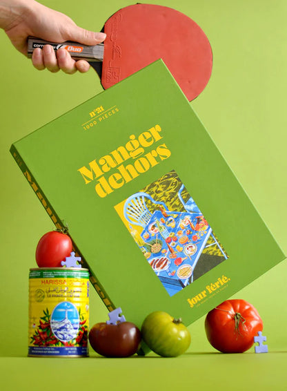 Manger dehors - Puzzle 1000 pièces