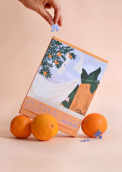 La petite danse du linge - Puzzle 500 pièces