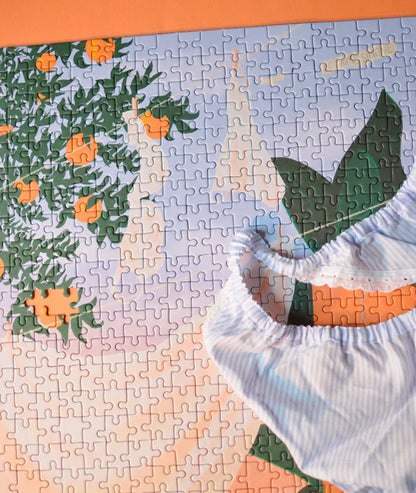 La petite danse du linge - Puzzle 500 pièces