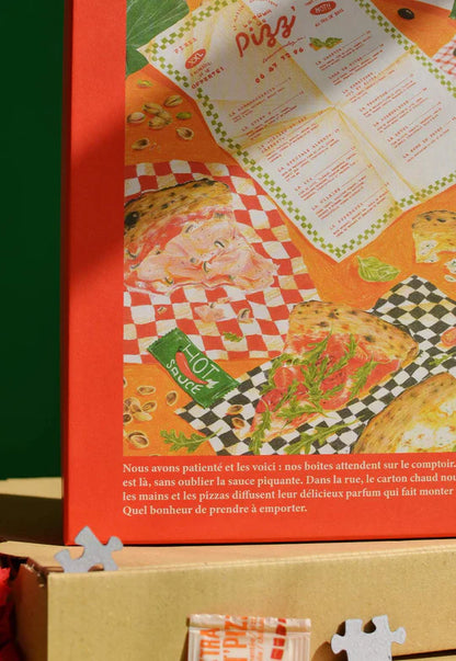 La pizza à emporter - Puzzle 1000 pièces