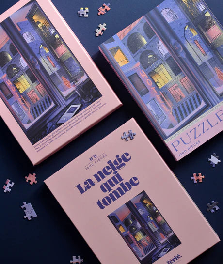 La neige qui tombe - Puzzle 1000 pièces
