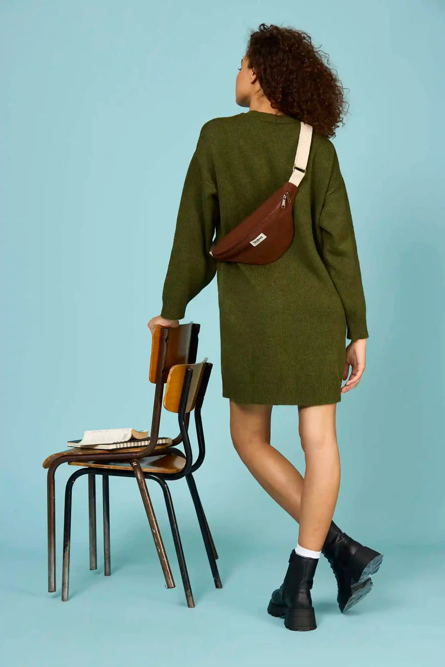 Sac banane M Olivia - Chocolat