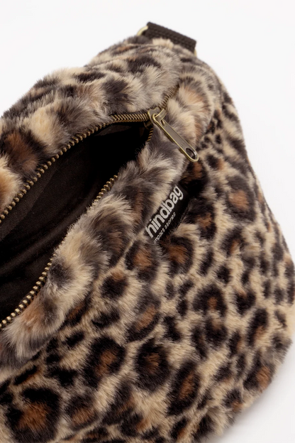 Sac banane M Olivia - Fausse Fourrure Léopard