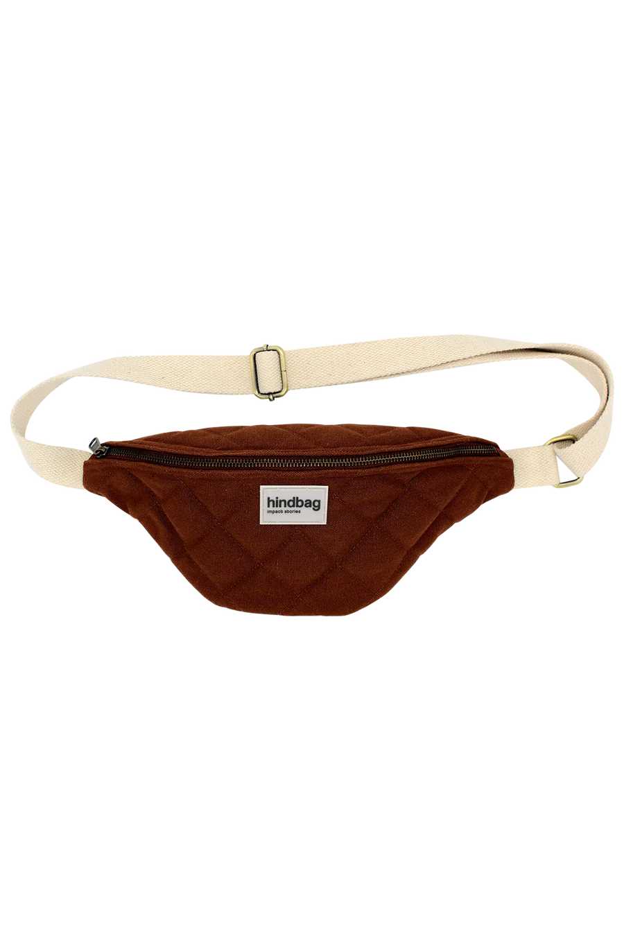 Sac banane M Olivia Matelassé - Chocolat