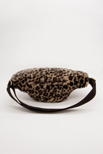 Sac banane L Sasha - Fausse Fourrure Léopard