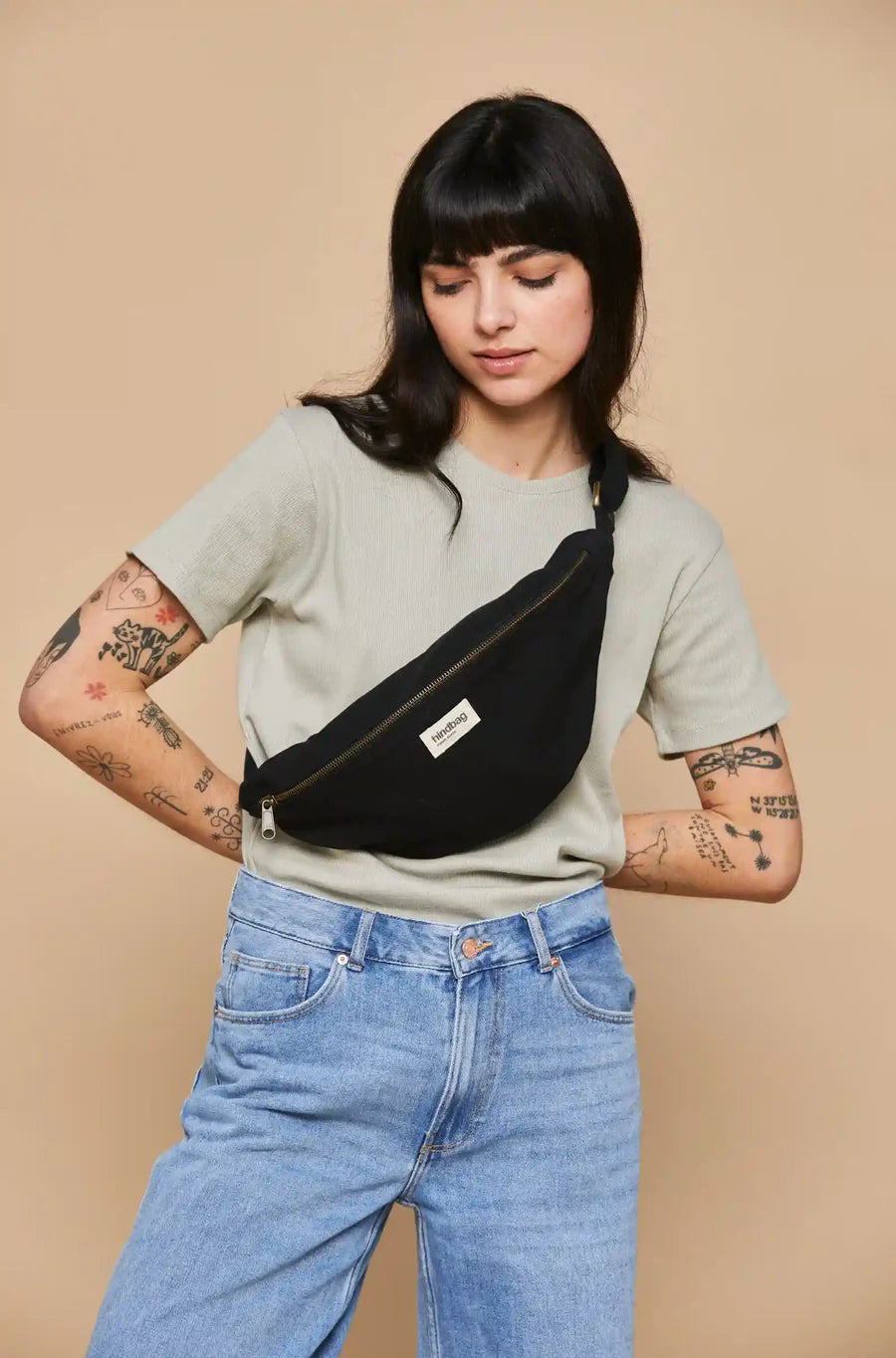 Sac banane L Sasha - Noir