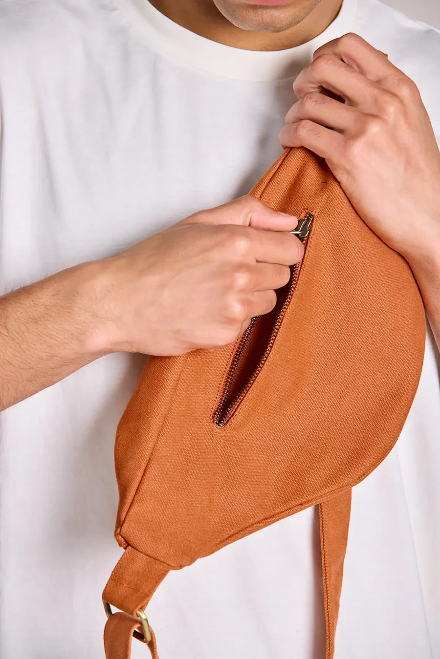 Sac banane L Sasha - Sienne