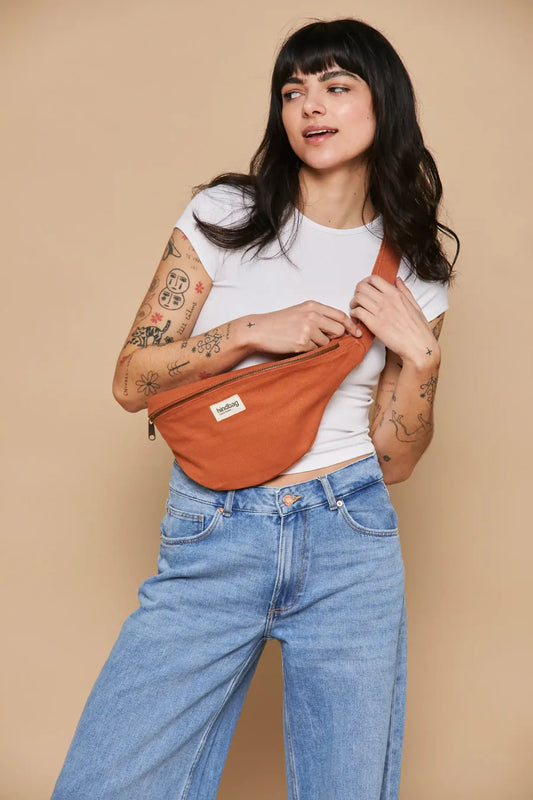 Sac banane L Sasha - Sienne