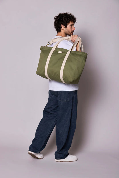 Sac weekend Jean - Olive