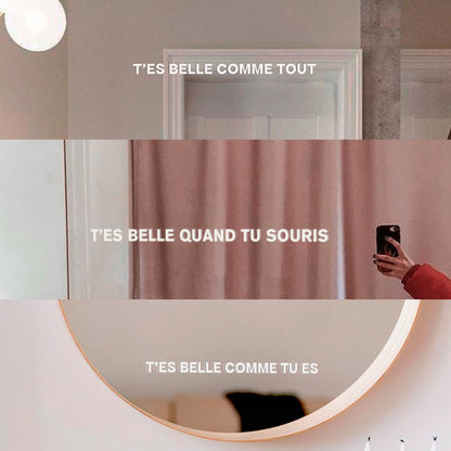 Stickers “T’es belle comme”