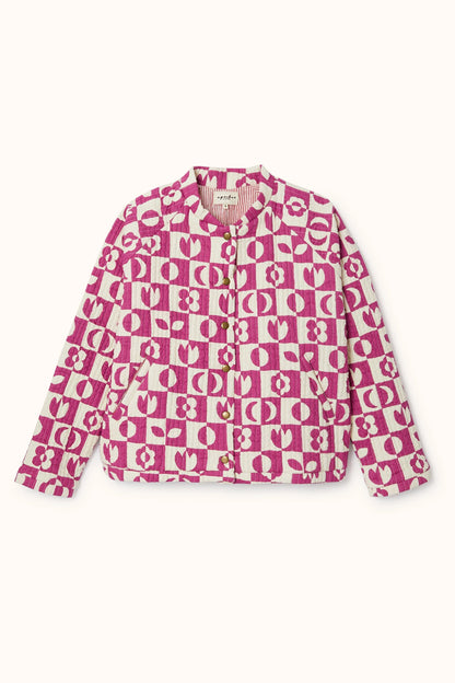 Veste Damier Fuchsia