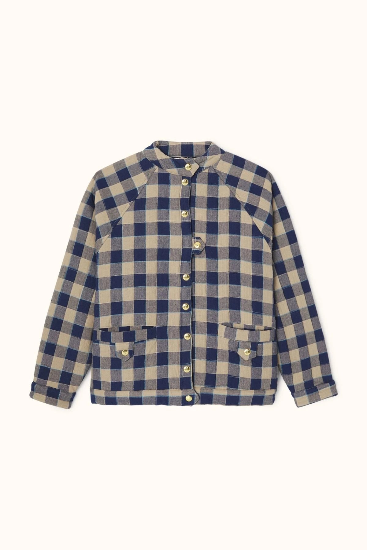 Veste Carreaux Navy