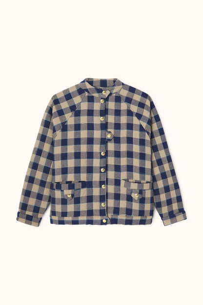 Veste Carreaux Navy