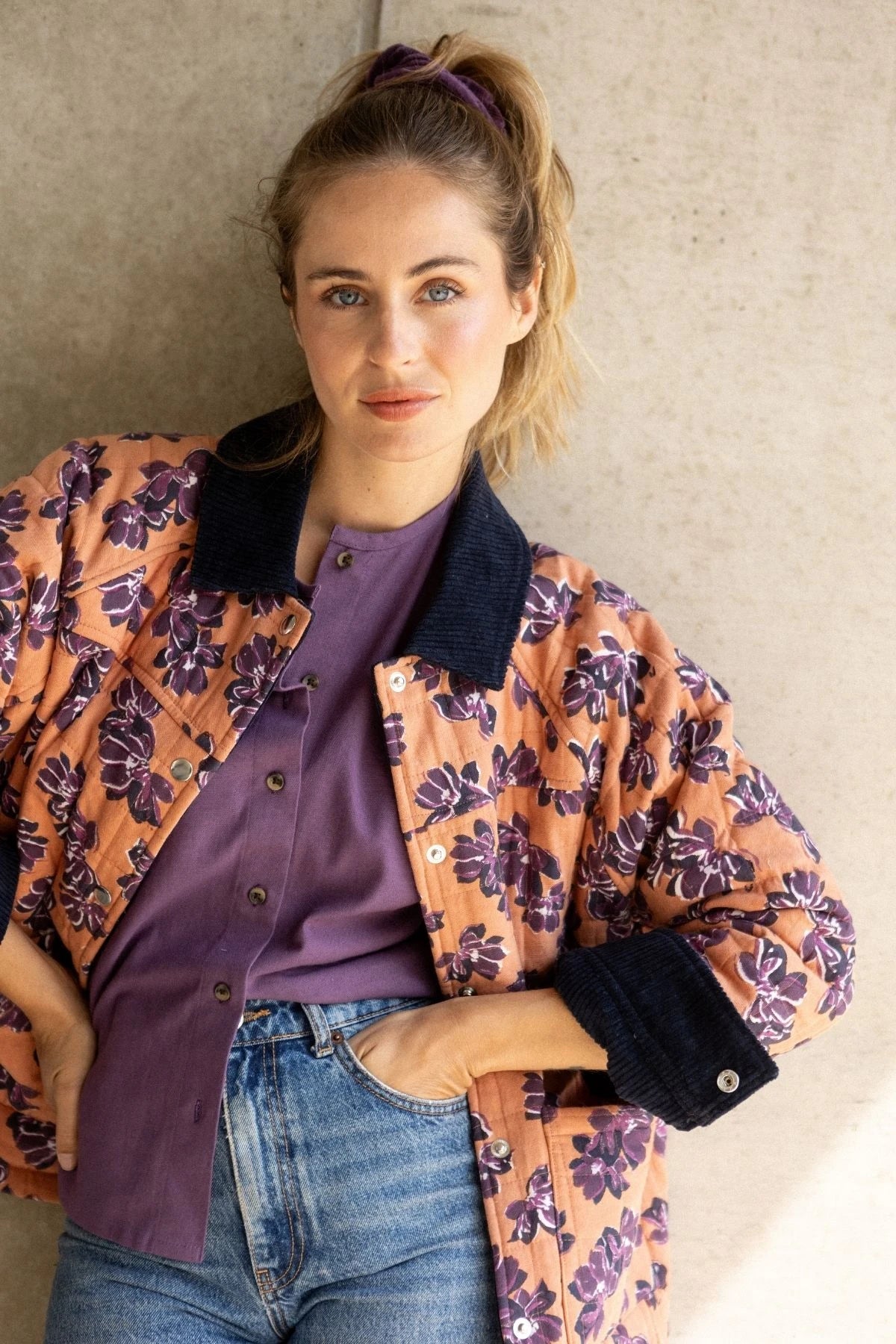 Veste Ondi - Violeta Rust